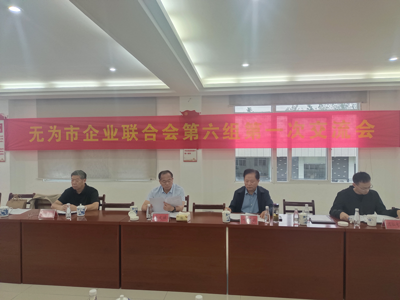 加深了解  增進(jìn)友誼  共謀發(fā)展 -----無為市企業(yè)聯(lián)合會第六組召開首次交流會